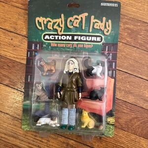 Crazy Cat Lady Action Figure Set
